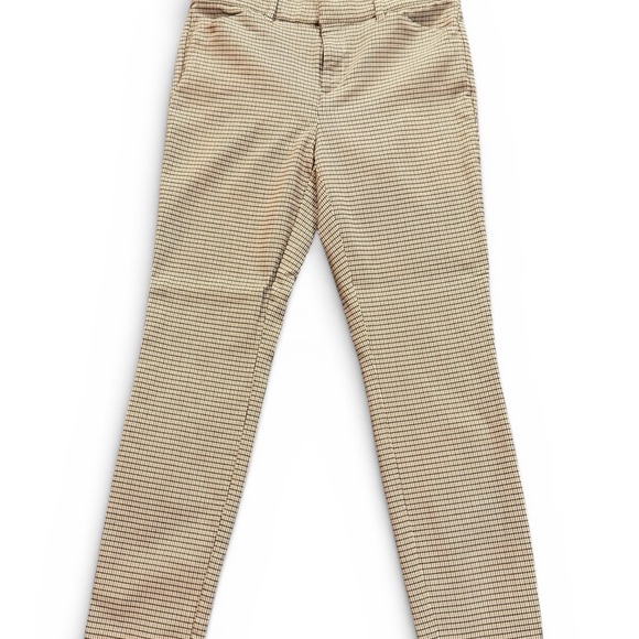 GAP Pants - Women's Size 6 GAP Beige Checkered Dress Pants